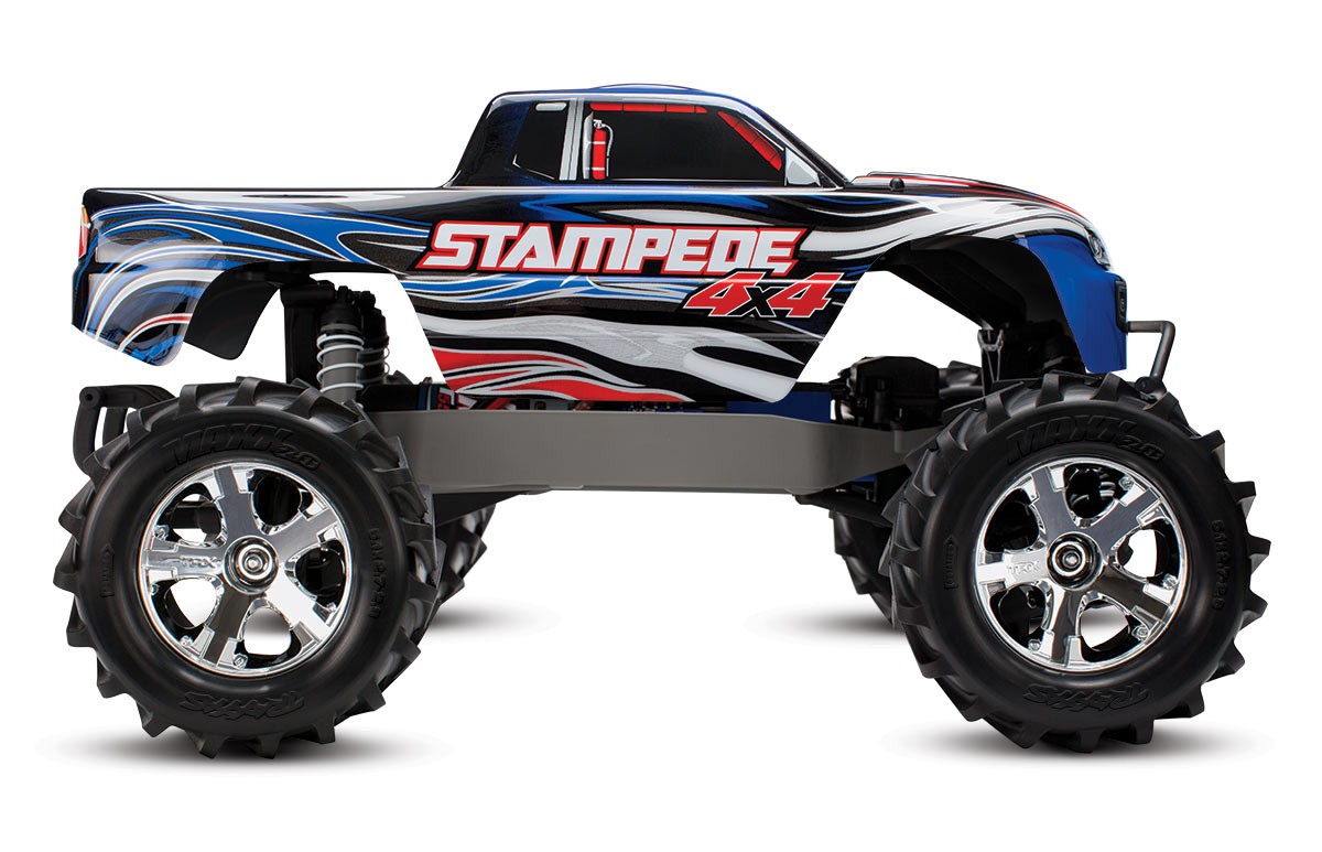 Traxxas 67054-1BL Monster Truck Stampede 4x4 1:10 4WD EP RTR Blau ...