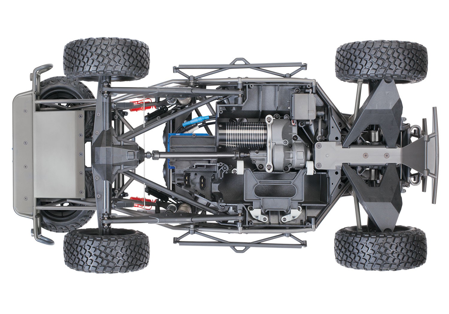 Traxxas Unlimited Desert Racer – Camion RC 1/7 Extrême, VXL-6s 2000kv, Amortisseurs GTR, Éclairage LED, Stabilité TSM, Prêt à Rouler