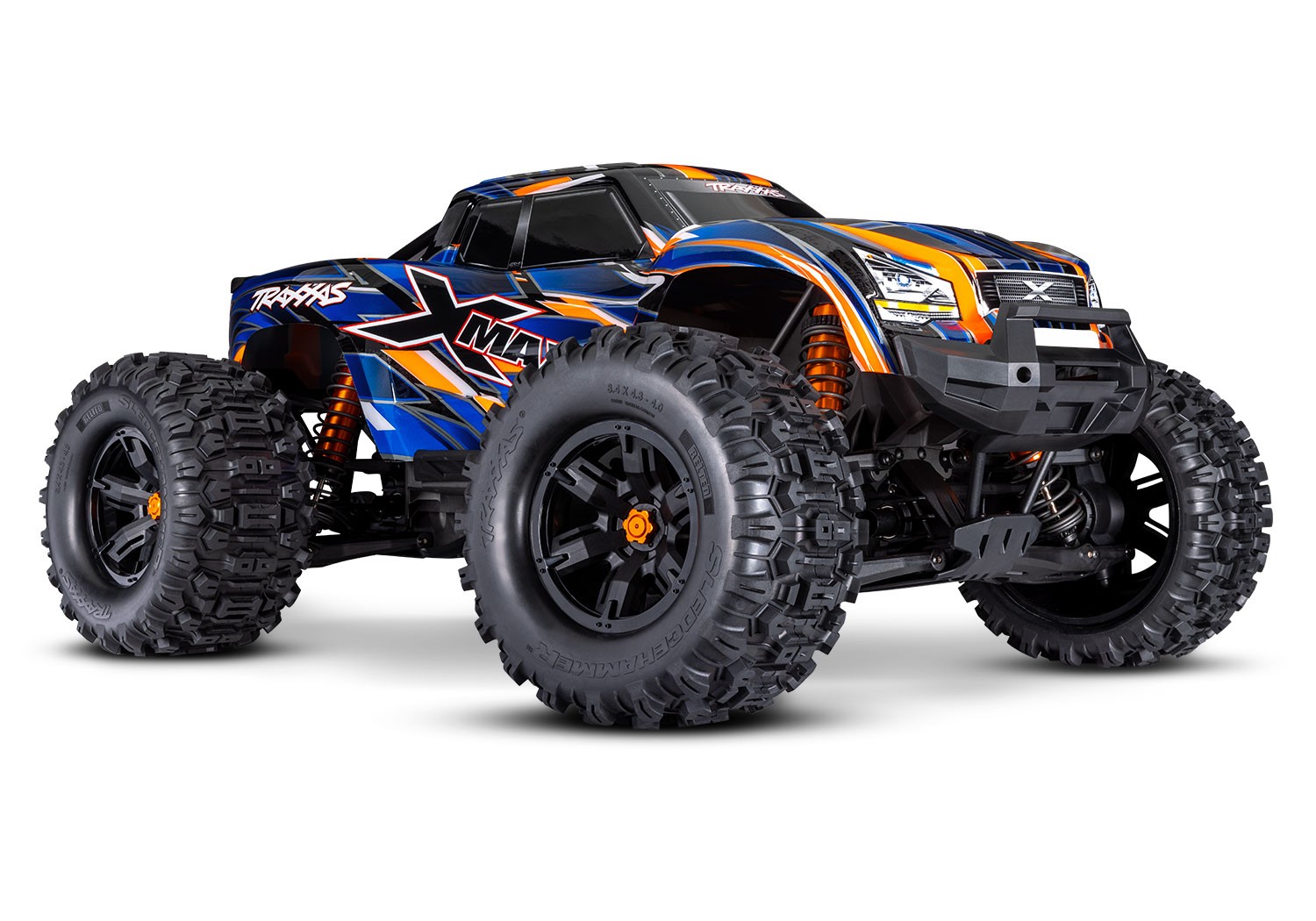 thumbnail image 2 of Traxxas 8671 3.8 Inch Orange Wheels - 17mm Hex Replacement For 1/10 Scale RC Vehicles 2 of 10